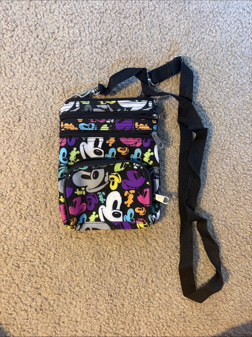 Mickey Mouse Multi-Color Crossbody Bag